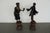 Vintage Bronze Figural Statues (Set of 2) For Sale - Image 4 of 15
