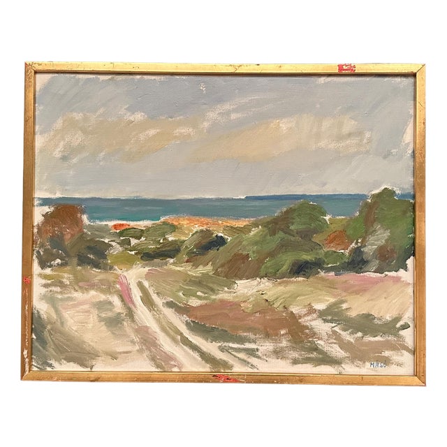 Knut Måsö, from Kettelvik, Gotland, 1950s, Oil on Canvas, Framed For Sale