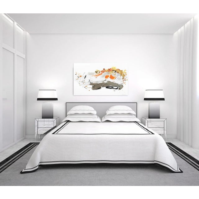 Textile "Peachy Dream #2" Original Artwork by Zabel For Sale - Image 7 of 10