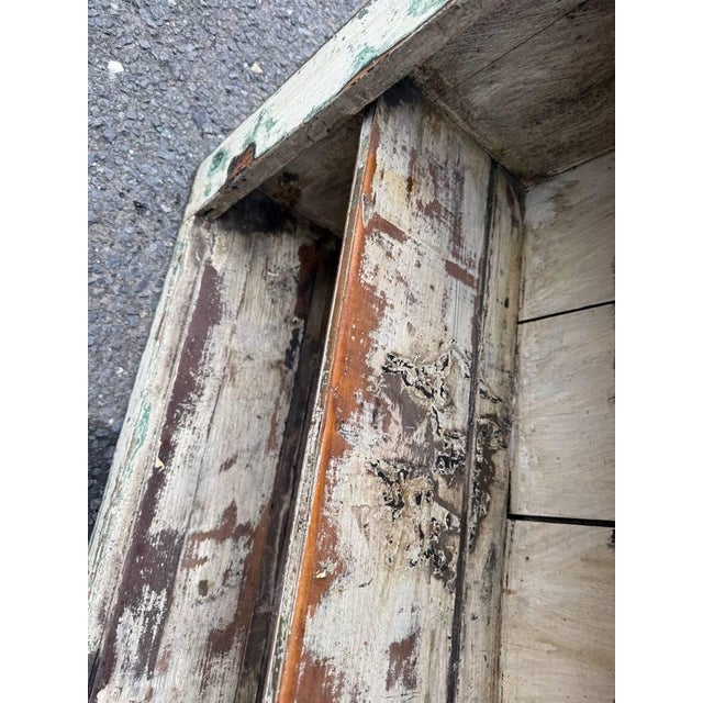 Antique Victorian Style Painted Open Shelving Unit Bookcase For Sale - Image 13 of 14