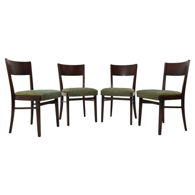 Dining Chairs from Interier Praha, 1950s, Set of 4 For Sale