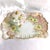 This is a hand painted and signed vanity tray plus a matching footed, covered, vanity jar hand that is also hand painted...