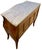 Louis XV Style Chest of Drawers in Marquetry and Veined Marble, 1930s For Sale - Image 9 of 11