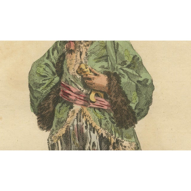 Mid 18th Century European School Artist, Habit of a Bashaw of Egypt, 1749, Engraving For Sale - Image 5 of 9