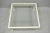 Vintage Woodard Style White Wrought Iron "Grapevine" Square Glass Coffee Table For Sale - Image 10 of 10