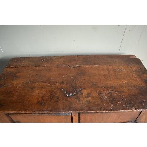 Brown Antique Spanish Walnut Pantry Cupboard For Sale - Image 8 of 11