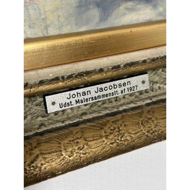 Johan Jacobsson, Tulips and Poppies, 1950s, Oil on Canvas, Framed For Sale - Image 4 of 18