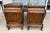 Late 20th Century Pair of Orleans International French-Style Burled Walnut Bombe Nightstands For Sale - Image 9 of 18