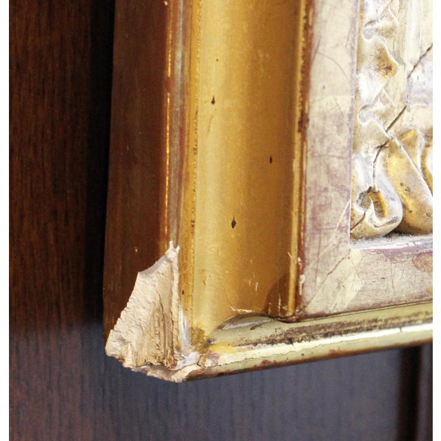 Mid 19th Century Napoleon III Period Gilt French Mirror Circa 1860 For Sale - Image 5 of 5