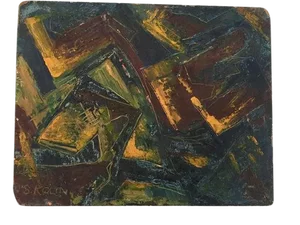Sacha Kolin Abstract Modernism Provenance of David & Marussia (Mary) Burliuk 8 X 10 O/B