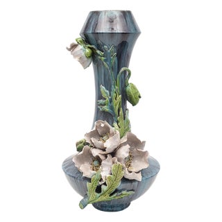 Large Art Nouveau Vase, 1890s For Sale