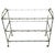 Metal Large 3-Tiered Maison Jansen Faux Bois Silver-Leaf Trolley/ Bar Cart For Sale - Image 7 of 18