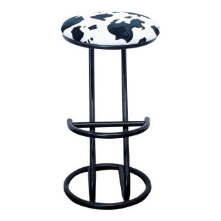 Ambiente Faux Cowhide Counter Stool For Sale