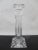 Beautiful Waterford crystal single candlestick. Measures 8" tall x 3". Hallmark at base. Excellent condition, on chips,...