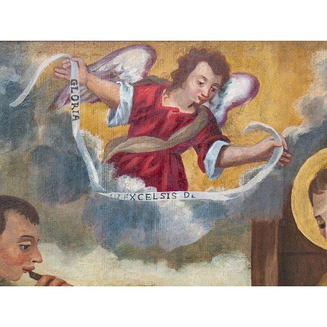 Antonio Marinoni, Nativity, 1500s, Oil on Board For Sale - Image 3 of 15