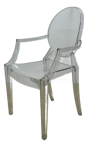 Philippe Starck Louis Ghost Arm Chair in Crystal for Kartell