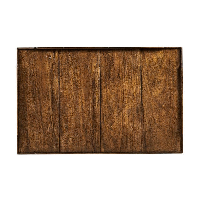 2020s French Country End Table - Walnut Finish For Sale - Image 5 of 6