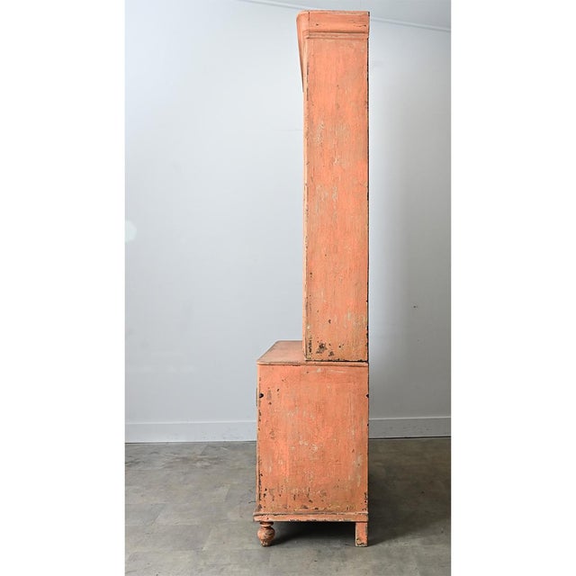 French 19th Century Painted Bibliotheque For Sale - Image 4 of 12
