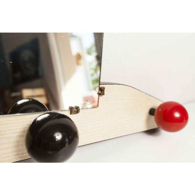 Formica Asymmetrical Wall Rack with Mirror, Set of 2 For Sale - Image 10 of 18