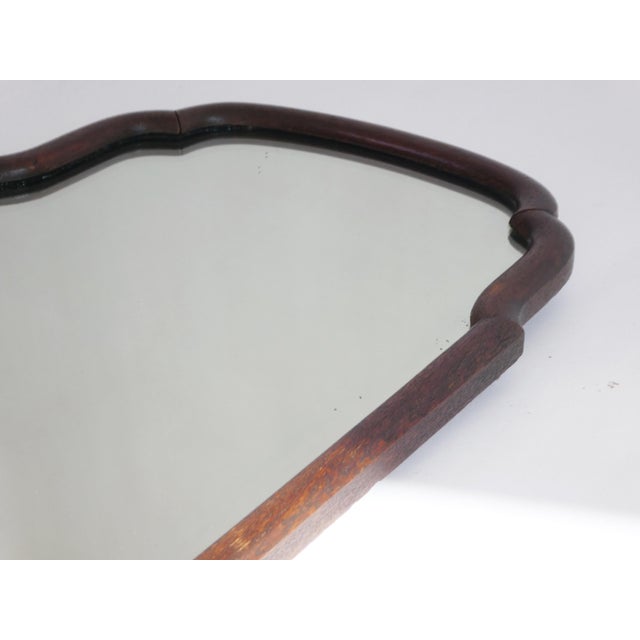Wood Dutch Wooden Wall Mirror, 1800s For Sale - Image 7 of 10