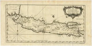 Antique Map of Java and Madura Island, 1760