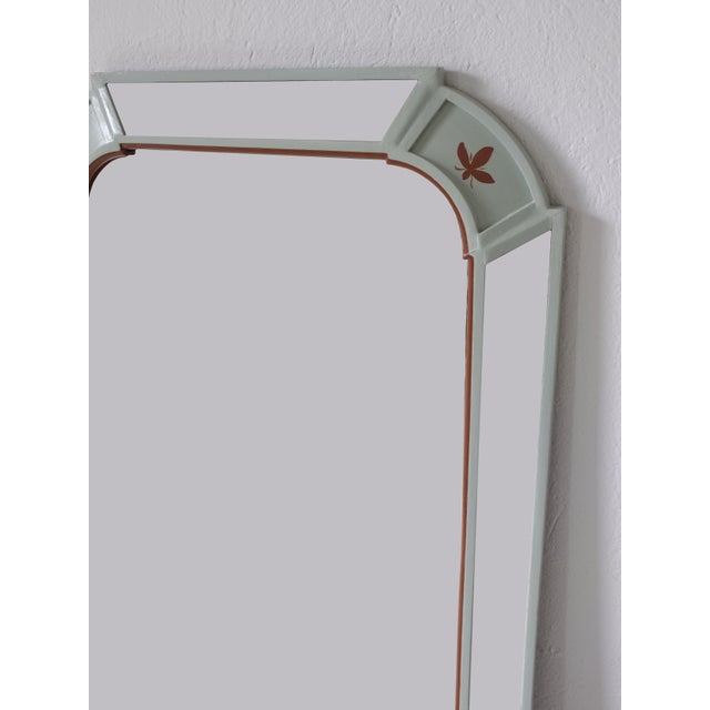 Swedish Painted Chest of Drawers with Mirror in the style of Carl Larsson, 1940s For Sale - Image 4 of 11