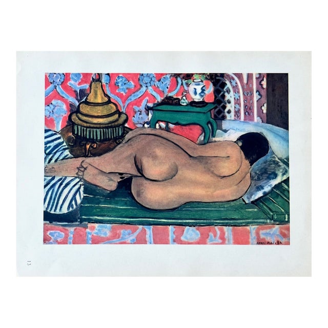 Henri Matisse Engraving 13 Recumbent Nude, From Back 1948 For Sale