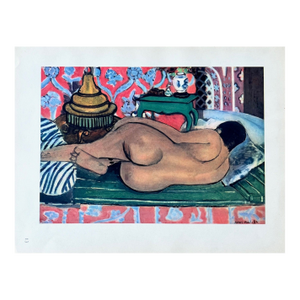 Henri Matisse Engraving 13 Recumbent Nude, From Back 1948