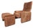 Set of DS 50 Patchwork Lounge Chair in Buffalo Leather with Ottoman from de Sede, 1970s For Sale