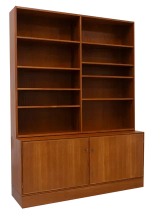 Danish Modern Teak Bookcase, 1960s
