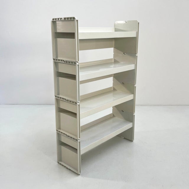White Modular Jeep Bookcase by De Pas, D'Urbino and Lomazzi for BBB, 1970s, Set of 4 For Sale - Image 9 of 9