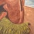 Mid-Century Modern 1950s Mid Century Framed Figural Expressionist Oil Painting of Polynesian Mother and Child For Sale - Image 3 of 12