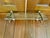 Vintage Brass Hat and Coat Train Rack For Sale - Image 4 of 7