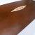 Oiled Walnut Tile Insert Floating Top Mid-Century Long Surfboard Coffee Table For Sale - Image 11 of 12