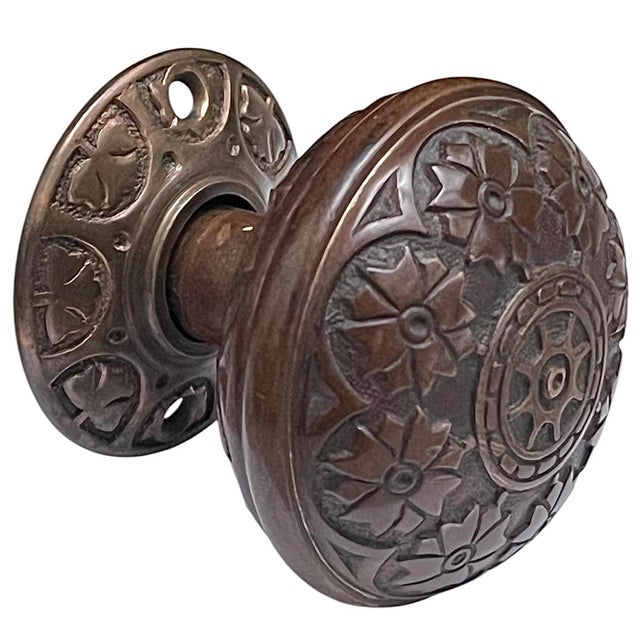 Add a finishing touch of quality hardware to your door with this exceptional American cast bronze door knob produced by...