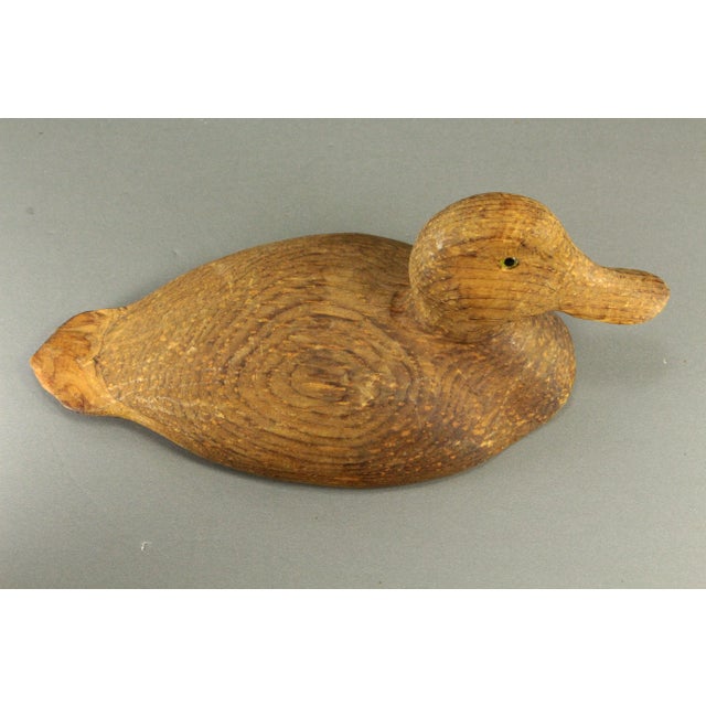 Early 20th Century Carved Wood Duck Decoy, S. Laity Woodcarvers Lancaster, Pennsylvania For Sale - Image 15 of 17