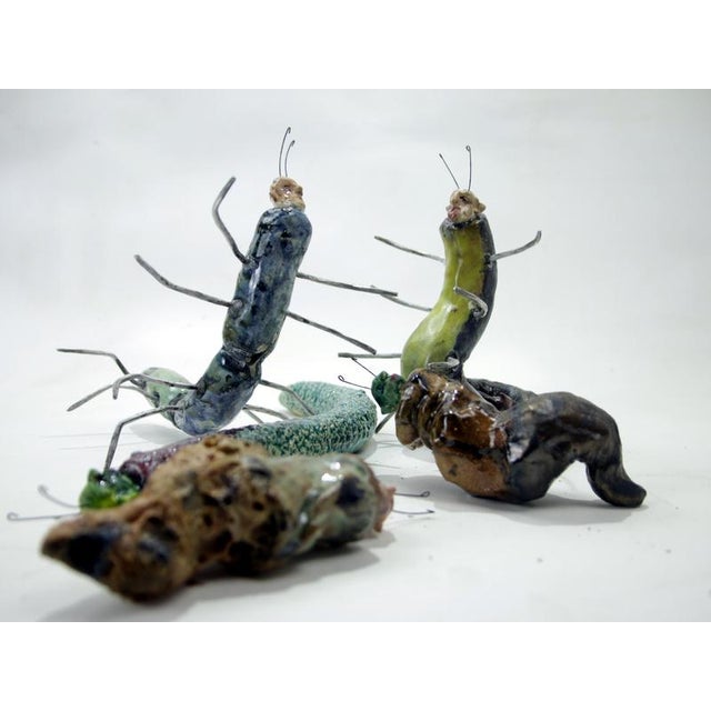 Ceramic Óscar Aldonza Torres, Human Insect Hybrid Creature Loop Form, 2026, Ceramic For Sale - Image 7 of 11