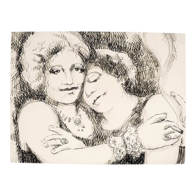 1978 Ann Chernow Welcome to My Dreams Lithograph For Sale