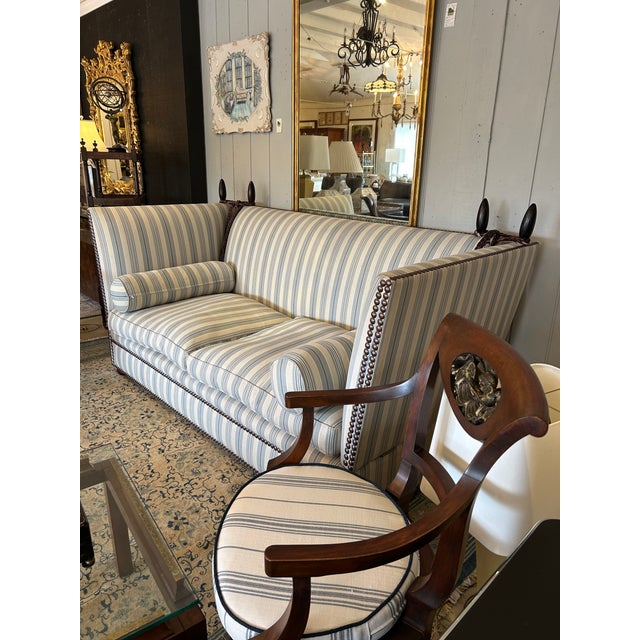 Classic George Smith Tiplady Knole Style Sofa For Sale - Image 9 of 9
