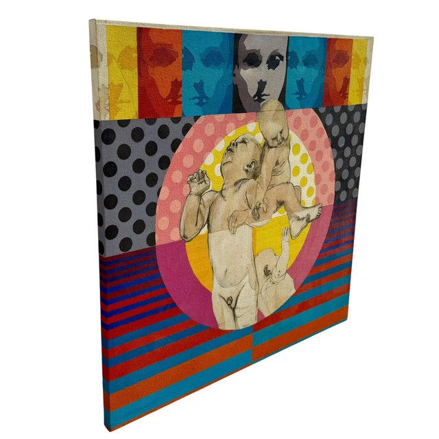 Modern Mid 20th Century Joe Testa-Seca Tampa Artist Painting For Sale - Image 3 of 5