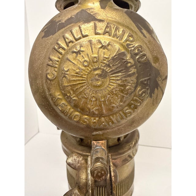 Late 19th Century Antique Solar Model S Carbide Bicycle Headlamp by Badger Brass Co., C. 1899 For Sale - Image 5 of 7