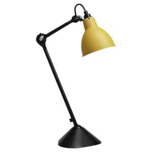 Yellow Lampe Gras N° 205 Table Lamp by Bernard-Albin Gras
