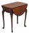 Vintage Walnut Inlaid Pembroke Drop Leaf Table For Sale