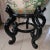 Wood Chinese Fish Bowl Planter Monumental Pot, Ebony Stand - Porch, Patio, Sunroom, Decor Centerpiece For Sale - Image 7 of 7