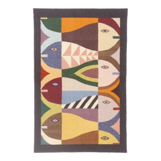 Contemporary Indian Kilim Rug, 05'03 X 08'02 For Sale