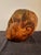 Astounding vintage hand carved male head in coconut, from Hawaii, mid-century.