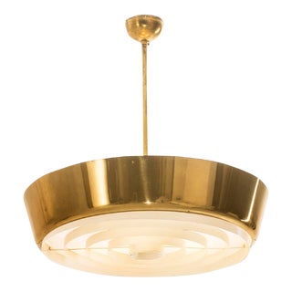 Brass Ceiling Lamp by Lisa Johansson-Pape, 1964 For Sale