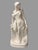 Ceramic Antique Victorian Parian Porcelain Art Nouveau 13" Figural Maiden W Dove Statue For Sale - Image 7 of 7