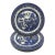 Late 20th Century Blue Willow Dinner Plates by Churchill Made in England - Set of 5 For Sale