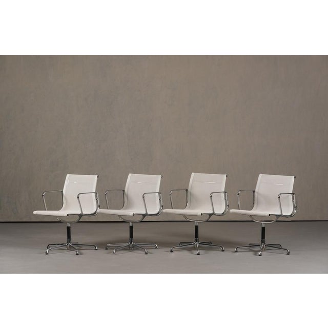 White EA 108 Chair by Charles and Ray Eames for Vitra, Germany, 1990s For Sale - Image 8 of 15